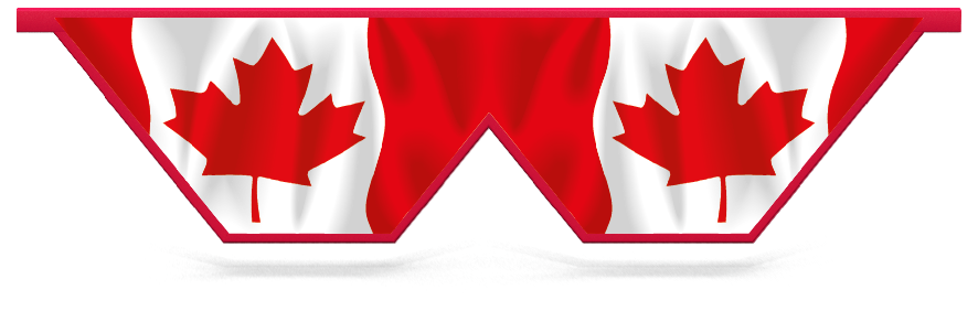 Onderzetters hindernissen > Dubbele V-vorm hanghek > Canadeese Vlag