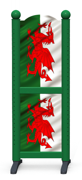 Wing > Combi H > Wales Vlag