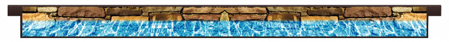 Planken > Rechte plank > Muur en Water
