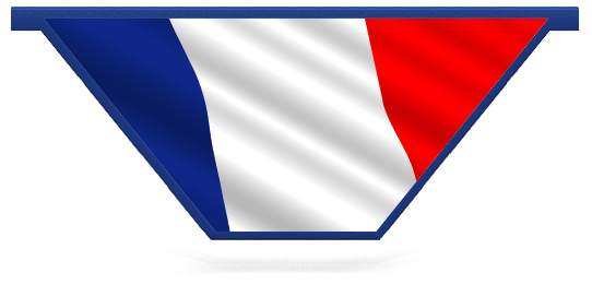 Onderzetters hindernissen > V-vorm hanghek > Franse Vlag