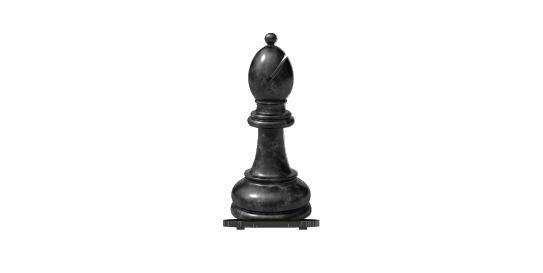 Nieuwe artikelen > Individuele schaakonderzetborden > Loper