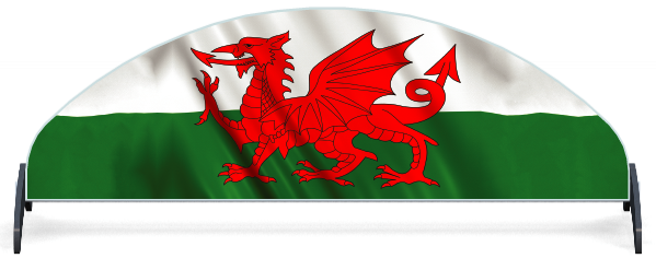 Onderzetters hindernissen > Onderzethek Halve maan > Wales Vlag