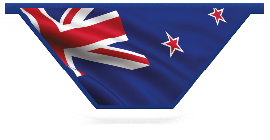 Onderzetters hindernissen > V-vorm hanghek > Nieuw Zeeland Vlag