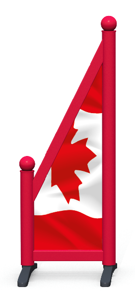 Wing > Hellend bedrukt > Canadeese Vlag